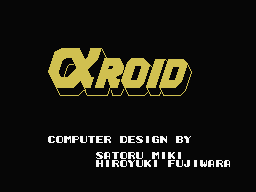 Alpha Roid Title Screen